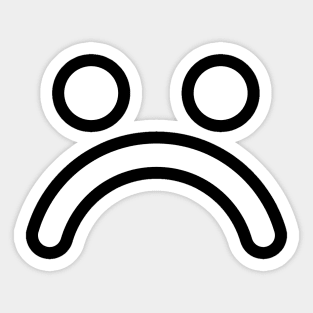 Sad Face Sticker